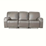 Scratch-Resistant Faux Leather Sectional Sofa Slipcover Set