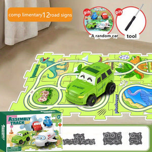 3-in-1 DIY Track Puzzle Game for Kids