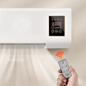 Wall Mounted Cooling and Heating Air Conditioner with Remote Control