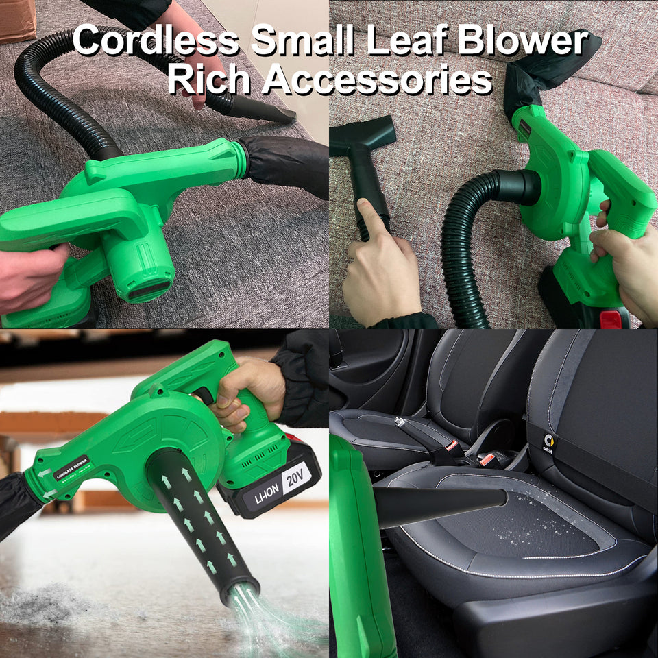 Cordless Leaf Blower & Vacuum with Rechargeable Battery