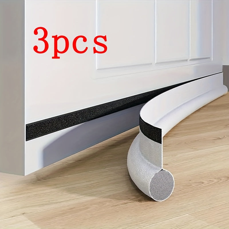 3pcs Self-Adhesive Insect-Proof Door Bottom Seals