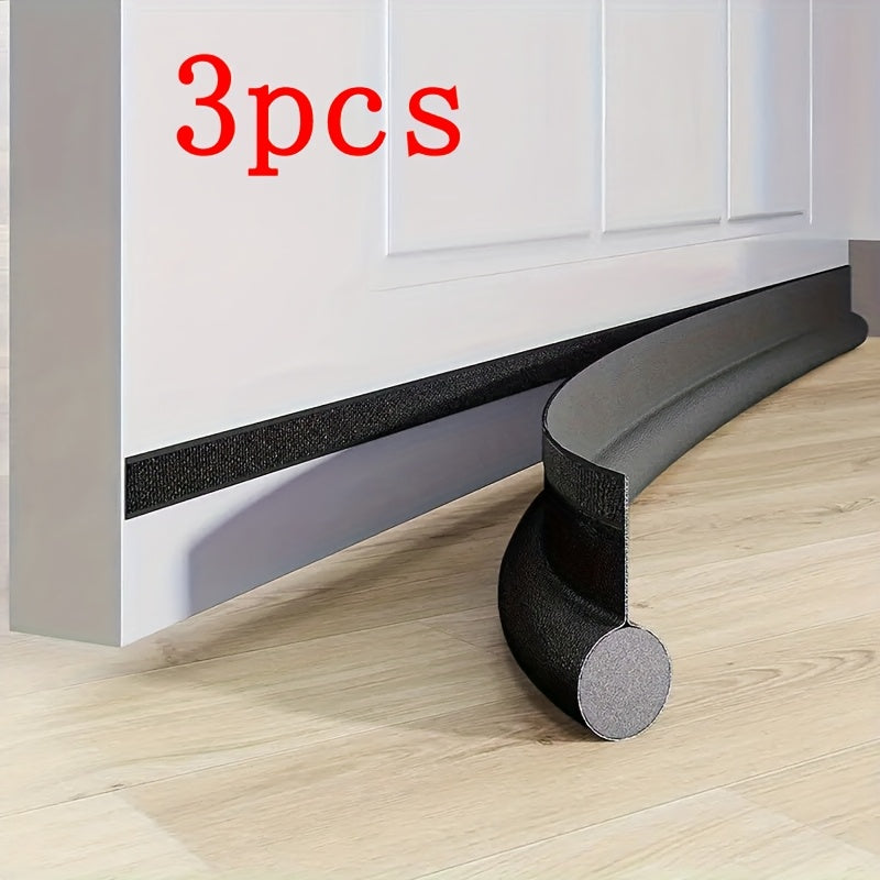 3pcs Self-Adhesive Insect-Proof Door Bottom Seals