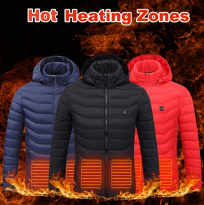 Winter Heated Jacket USB Powered