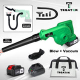 Cordless Leaf Blower & Vacuum with Rechargeable Battery