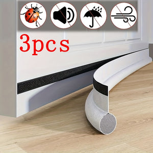 3pcs Self-Adhesive Insect-Proof Door Bottom Seals