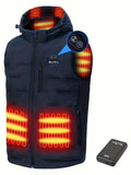 Heated Hooded Vest (WITH FREE POWER BANK)